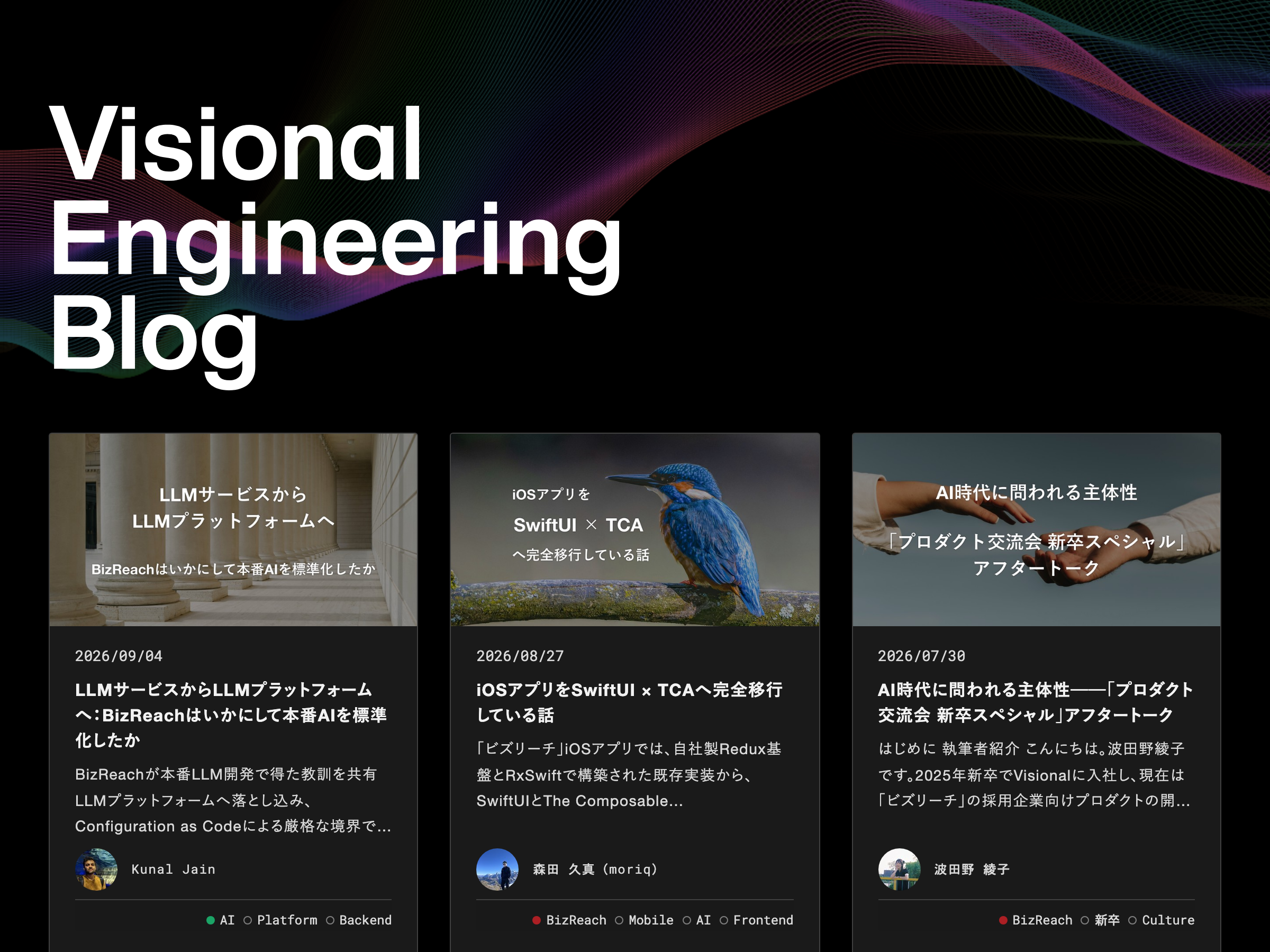 Visional Engineering Blog のスクリーンショット